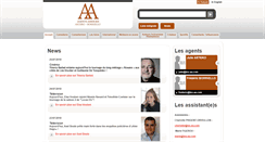 Desktop Screenshot of lesagentsassocies.com