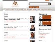 Tablet Screenshot of lesagentsassocies.com